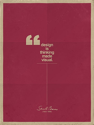 design is thinking made visual.